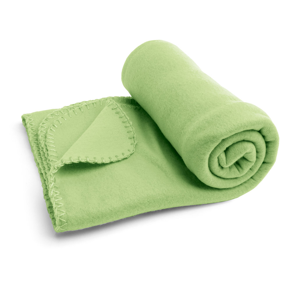 Couverture polaire publicitaire en 180 gr/m² Vert clair